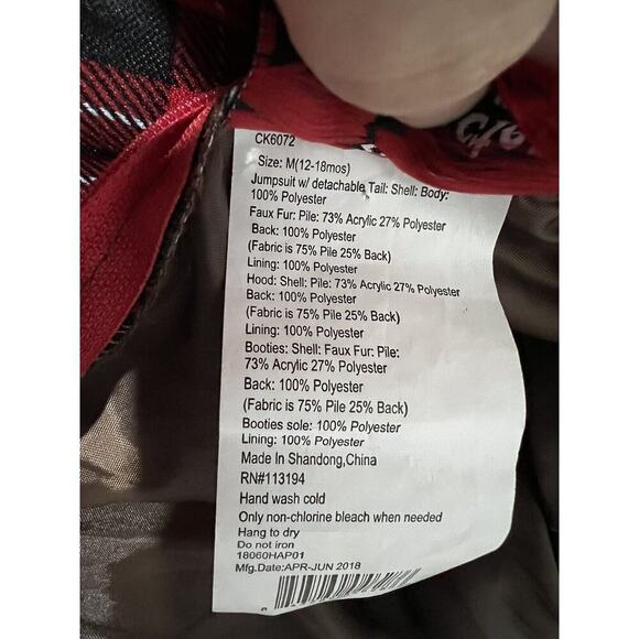 Incharacter Costumes Toddler Wee Werewolf Costume 12-18m Bodysuit Only - Picture 11 of 11